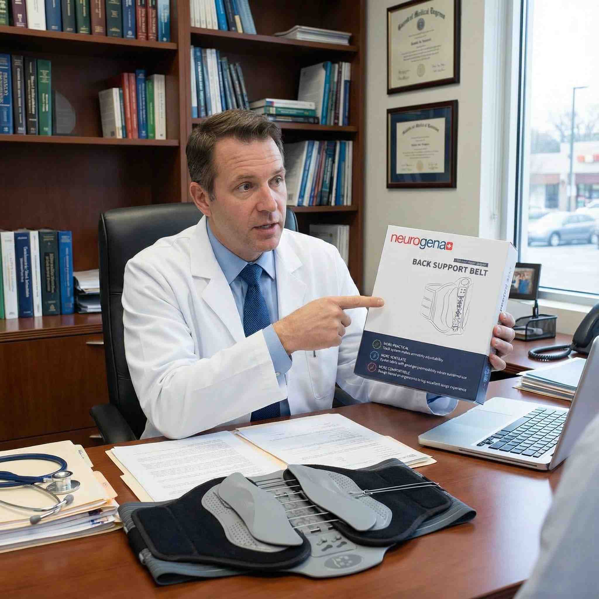 Doctor recommending KneeSystems